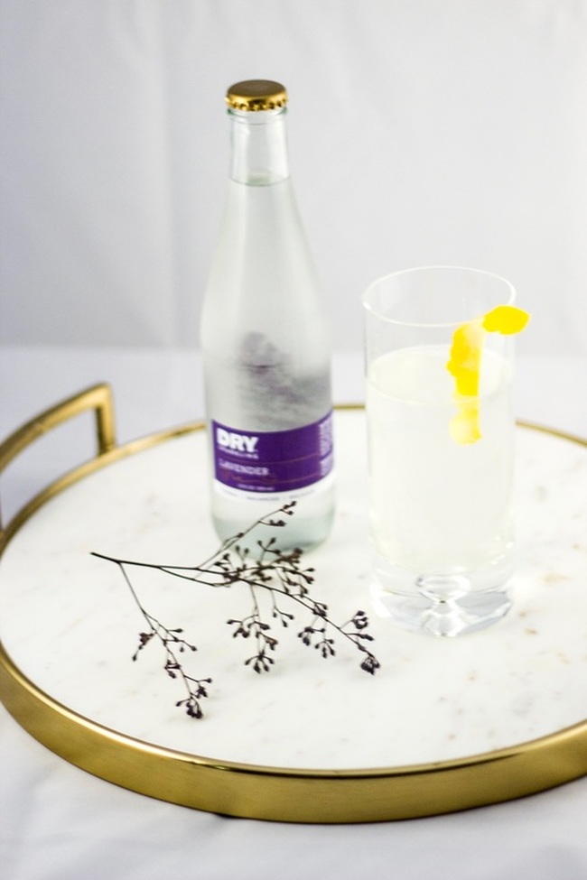 Lavender Gin Fizz with a twist!