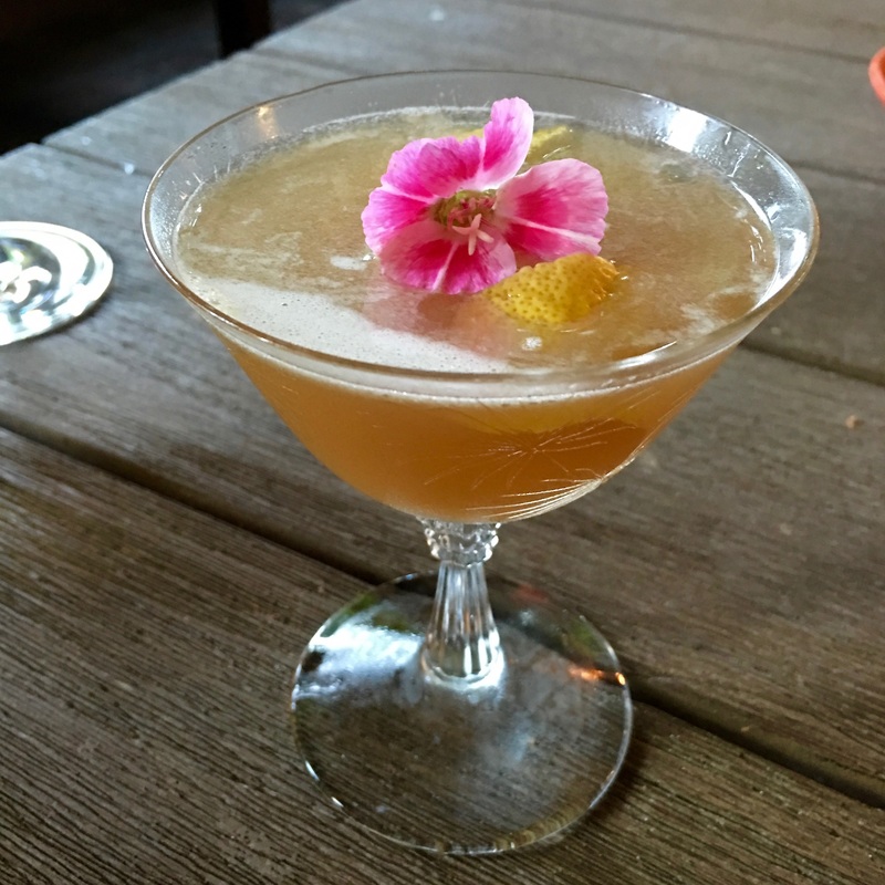 The Highlander cocktail at the Harvest Table in Napa