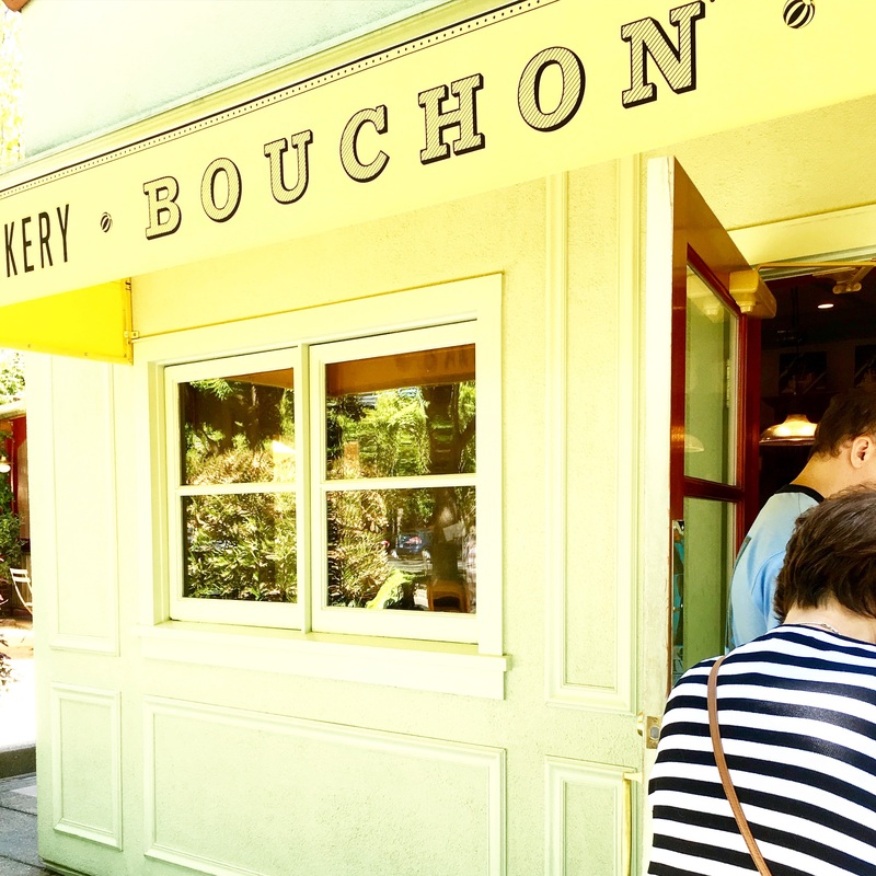 waiting in line at Bouchon Bakery