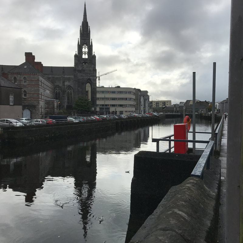 jogging to Filter coffee shop, Cork City