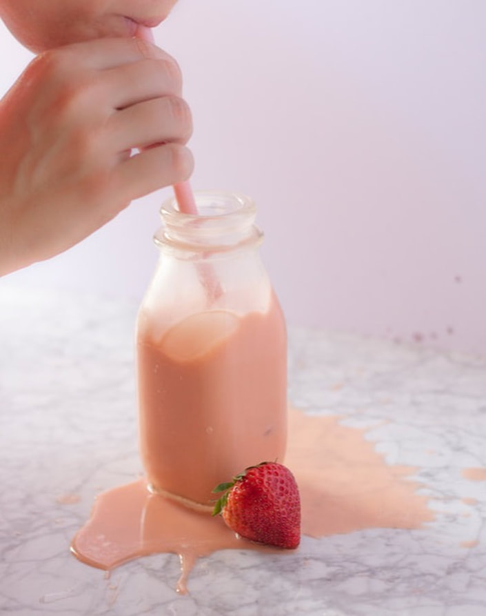 Strawberry Milk Flip